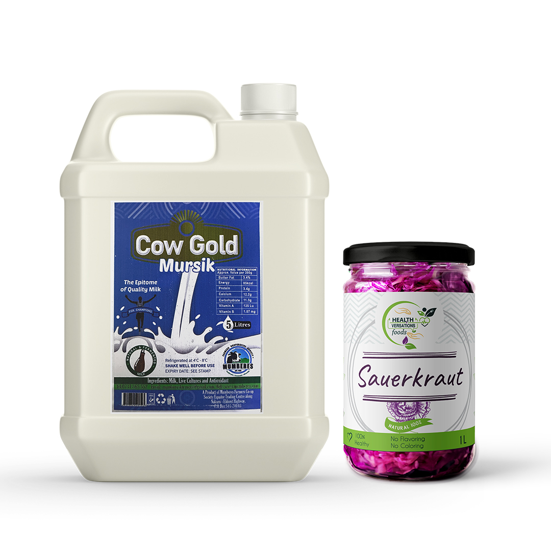 Gut Reset Bundle. 5 liter Mursik & 1 Liter Sauerkraut