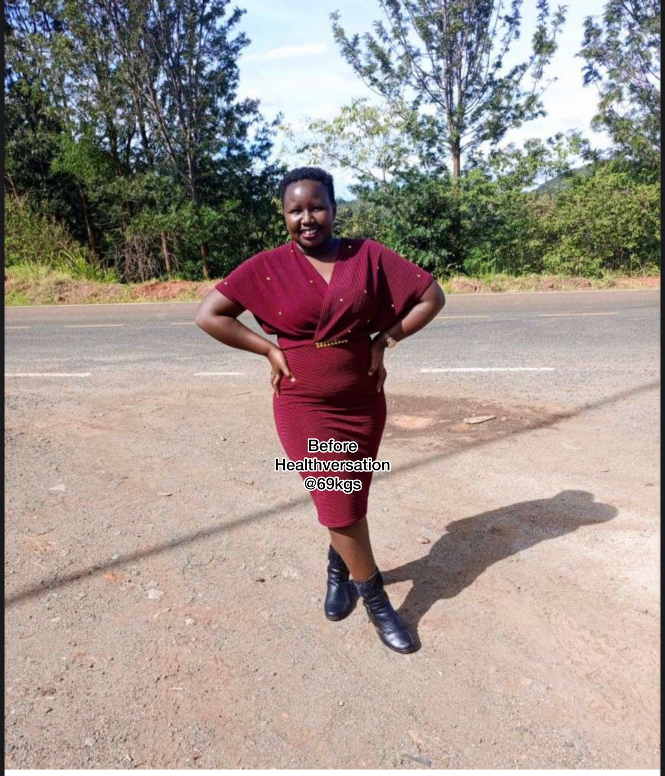 Oliver Wamigwi before transformation - Weight Loss